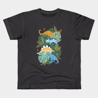 Jungle Dinosaurs Kids T-Shirt